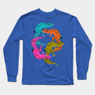 Leopard Gecko Party Long Sleeve T-Shirt